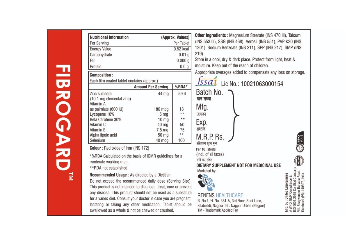 FIBROGARD 10 Tablets